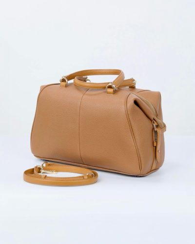 FIONA-379 Túi tote nữ da bò đa năng nâu