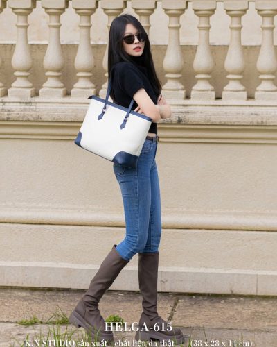 HELGA-615 Túi Tote Công Sở Da Bò Cao Cấp