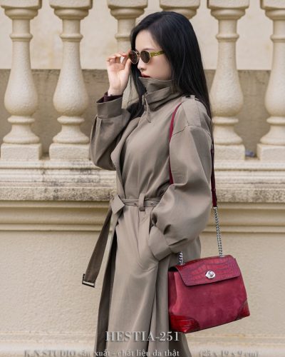 HESTIA-251 -Túi Đeo Chéo Da Bò Cao Cấp