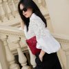 JILL-222 Túi Xách Đeo Vai Da Bò Chần Bông - Ảnh 2