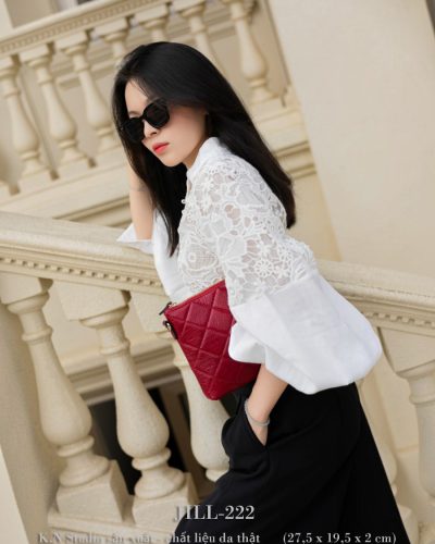 Trang Chủ 67 Alternative view of JILL-222 Túi Xách Đeo Vai Da Bò Chần Bông