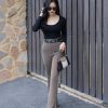 KISSY-106 Túi Xách Đeo Vai Da Bò Phối Màu Nâu Sẫm 6 KISSY-106 Túi Xách Đeo Vai Da Bò Phối Màu Nâu Sẫm - Ảnh 3
